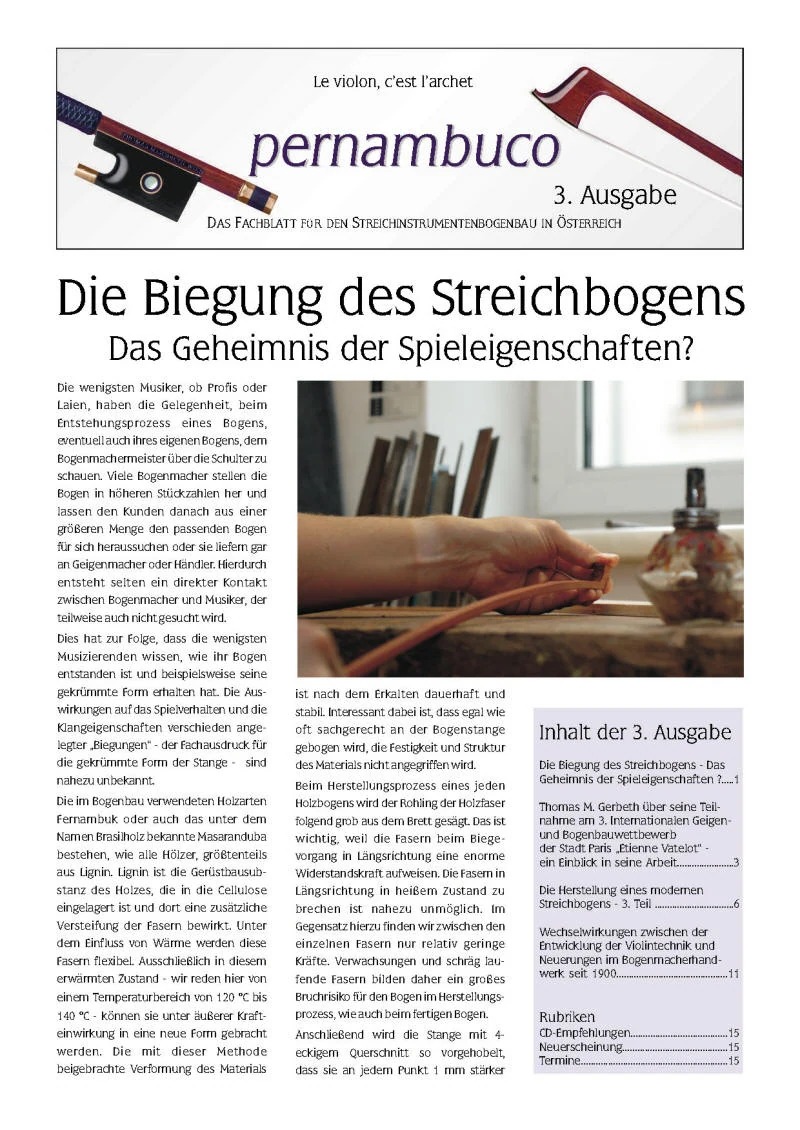 Titelblatt pernambuco – Ausgabe 3