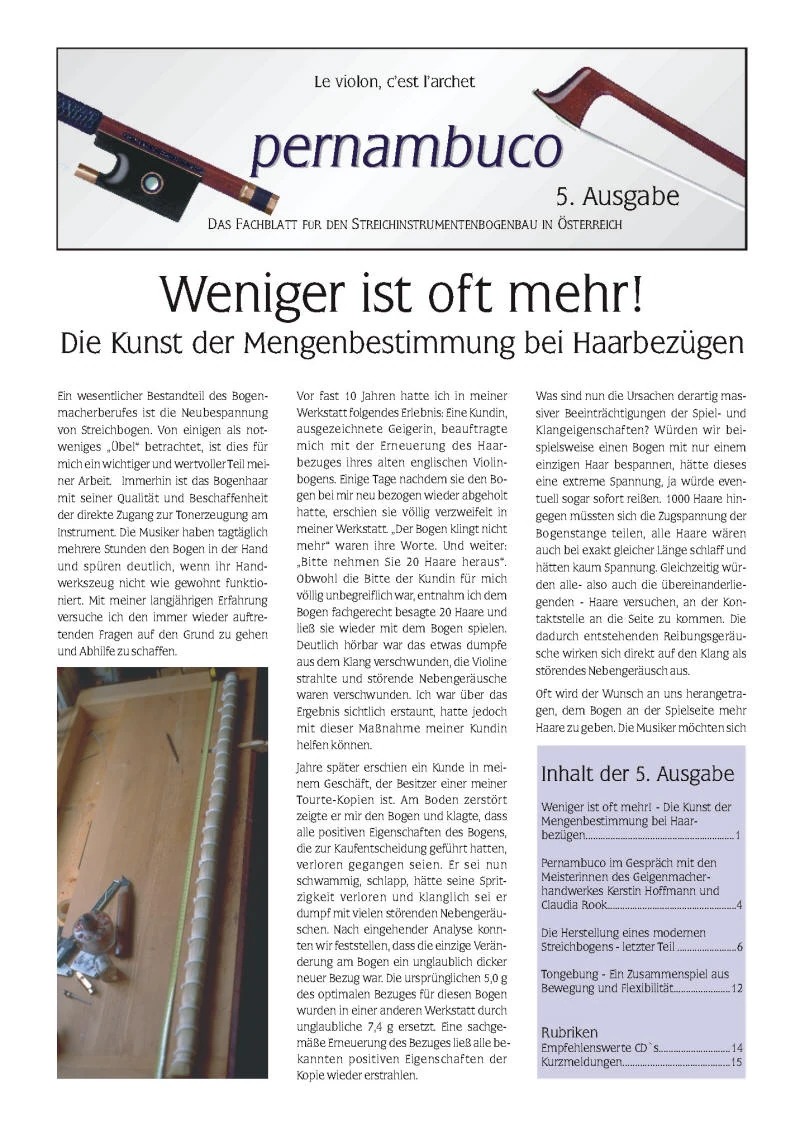 Titelblatt pernambuco – Ausgabe 5