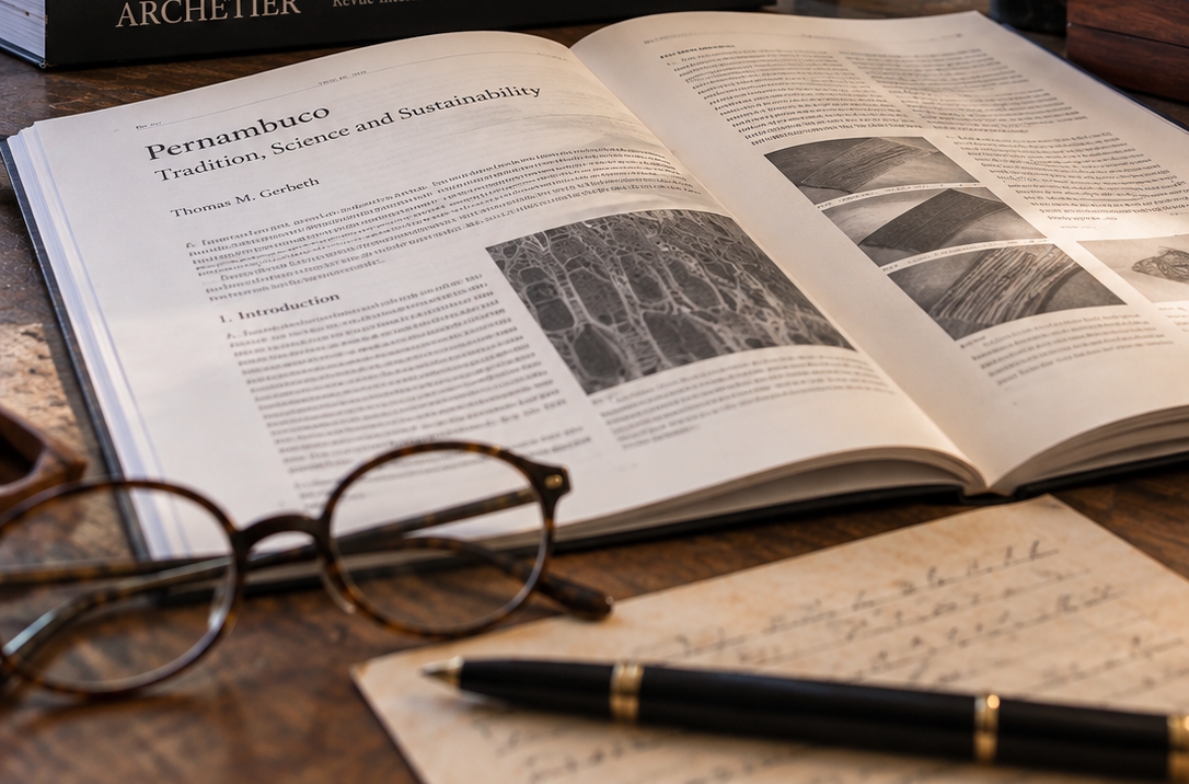 Fachliteratur und wissenschaftliche Arbeit zum Streichbogen